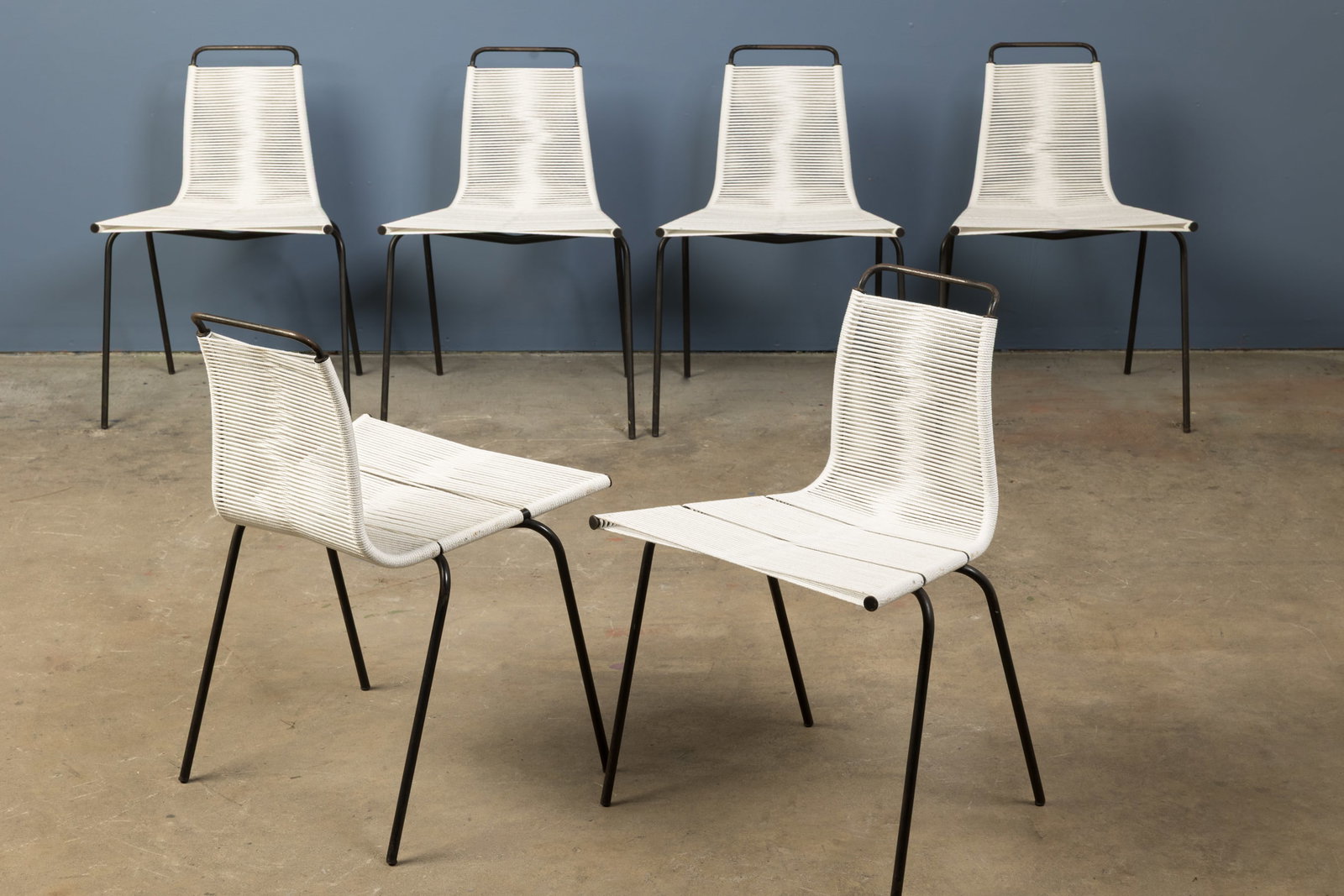 Poul Kjaerholm, PK-1 Chairs (6) (1 of 6)