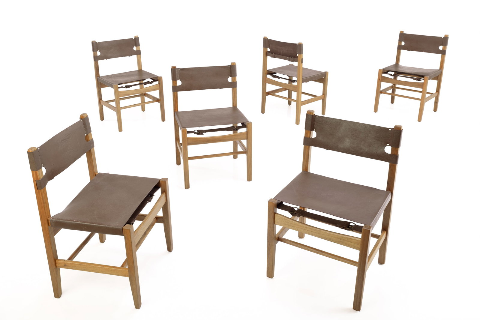Borge Mogensen, 'Spanish' Dining Chairs (6) (1 of 8)
