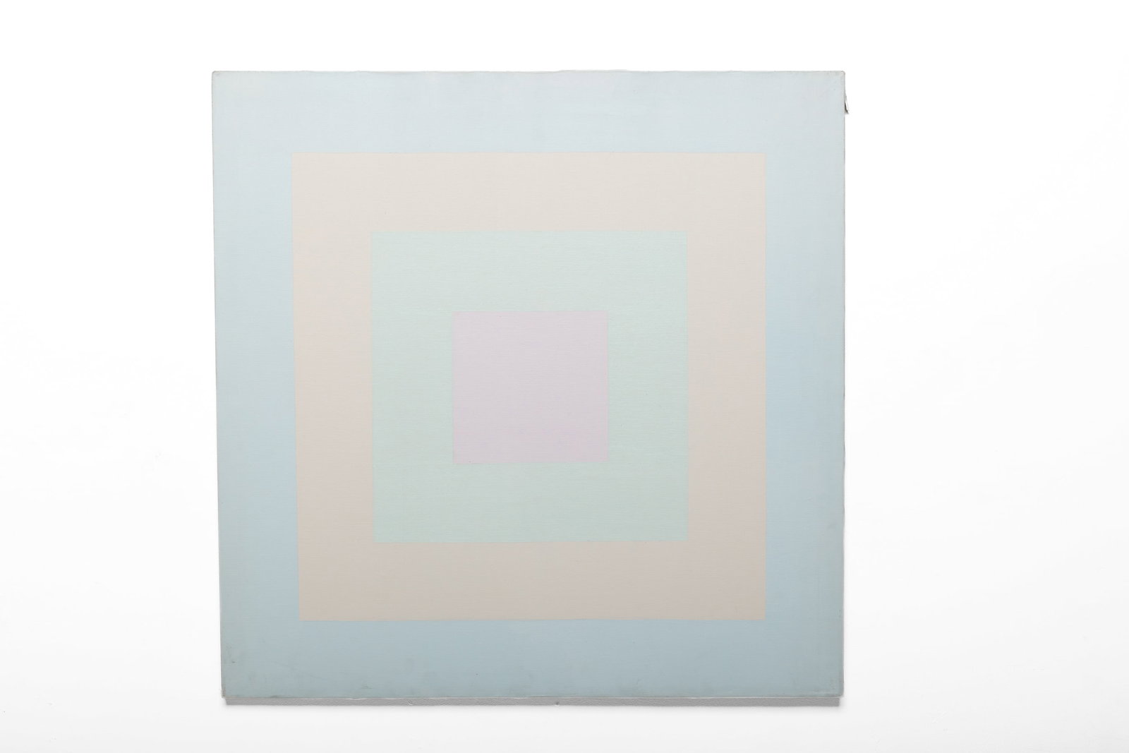 Hard Edge, Abstract Painting: HARD EDGE Geometric abstract painting, 1979 Acrylic, canvas. Signed 'Stein' and dated on the back. 36" H x 36" W