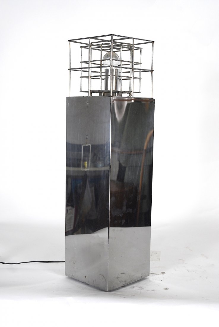 Gallerie OXAR chrome floor lamp (1 of 1)