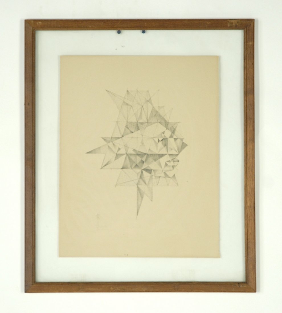 June Wayne framed print "The Hunter" (1 of 1)