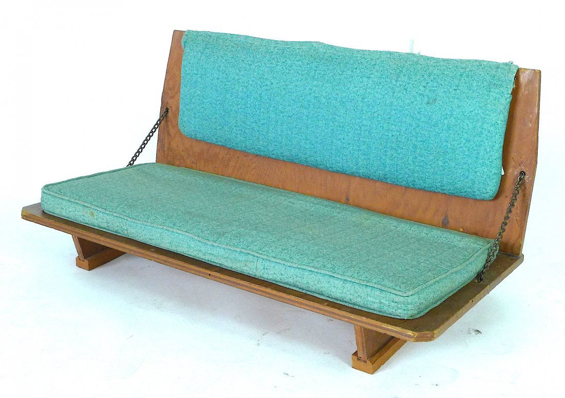 Frank Lloyd Wright "Unitarian" bench (1 of 2)