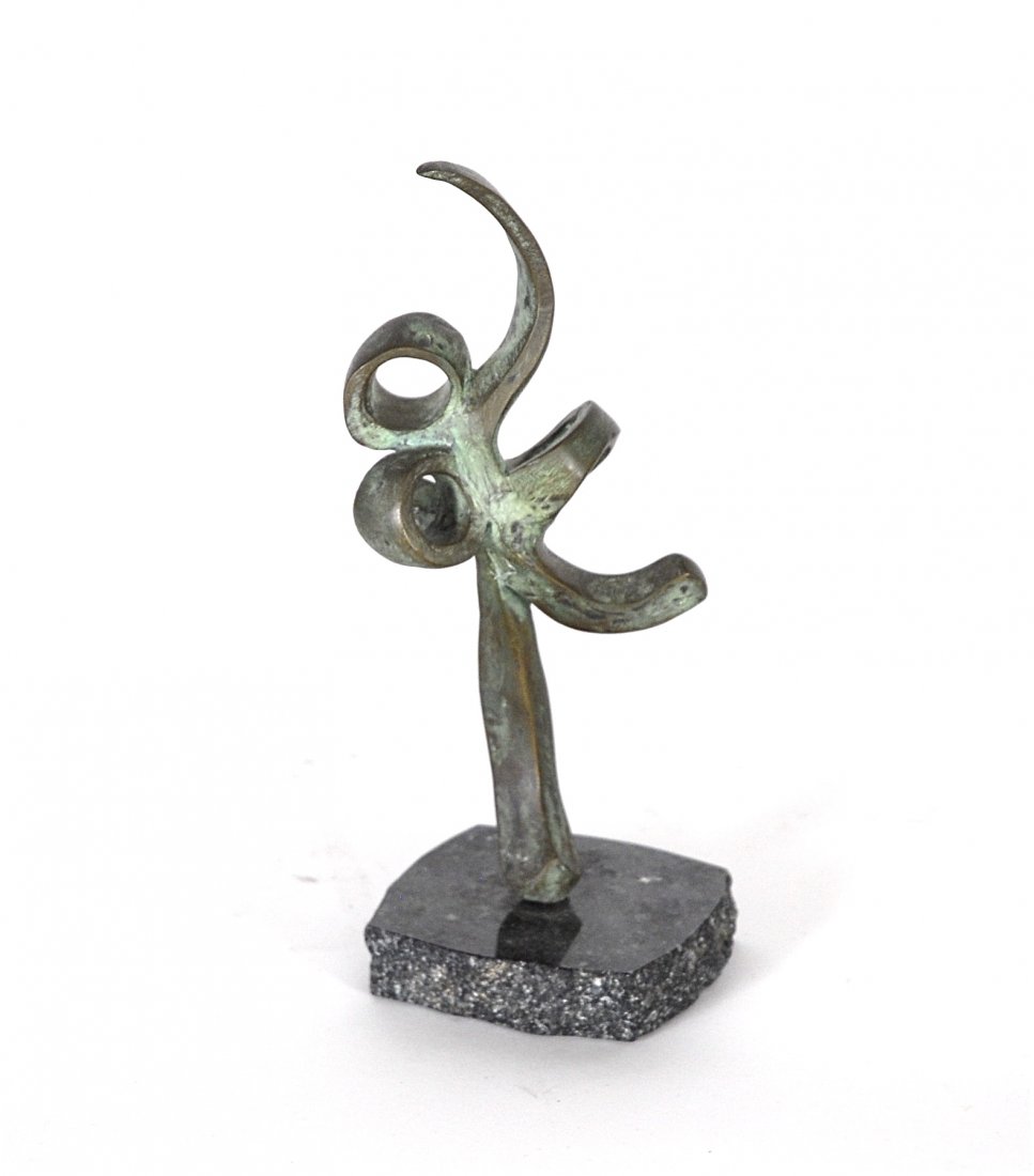 Abstract bronze figural sculpture (1 of 1)