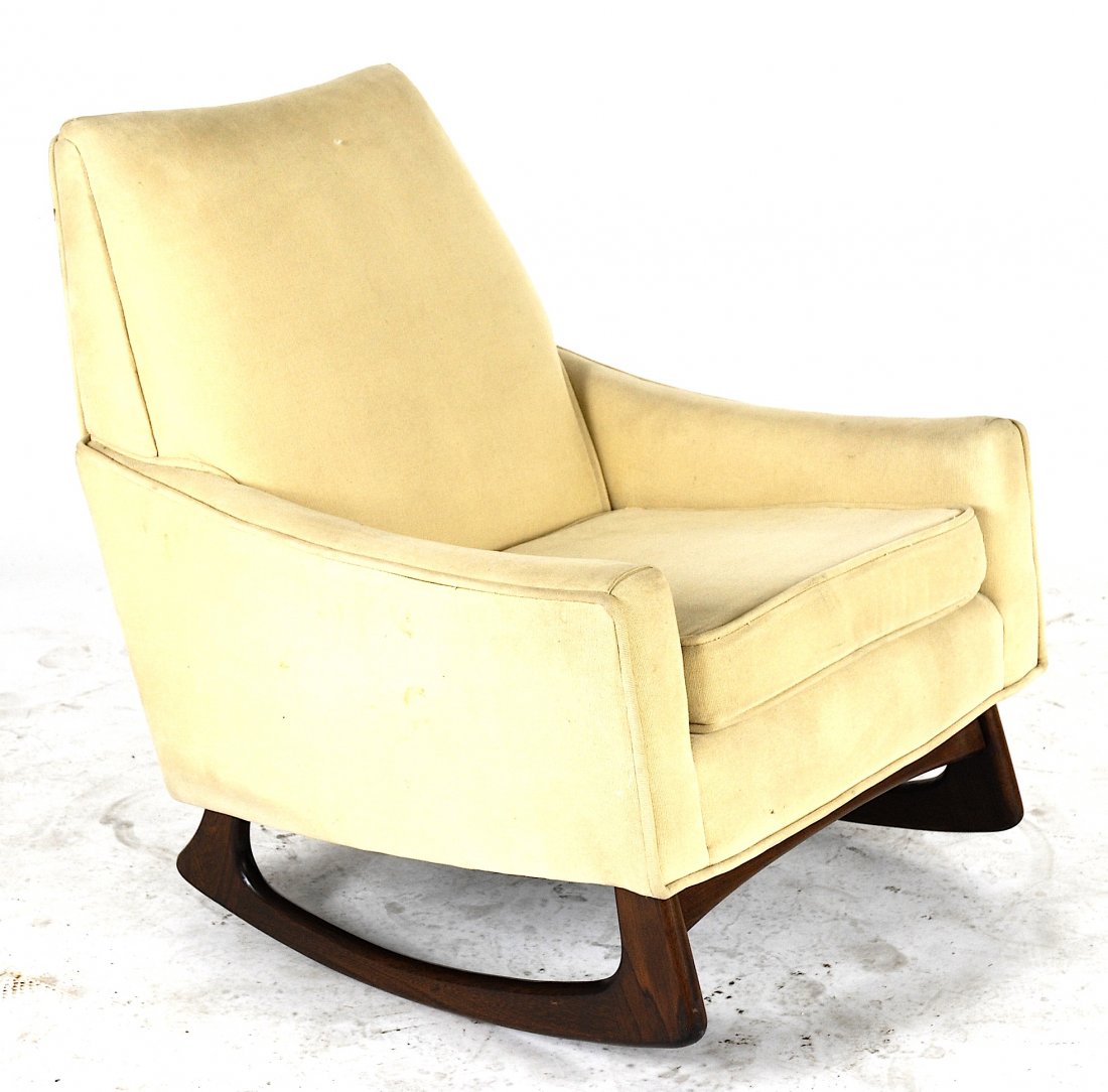Adrian Pearsall rocker: Rocking chair designed by Adrian Pearsall for Craft Associates. 28" W x 33" D 35" T