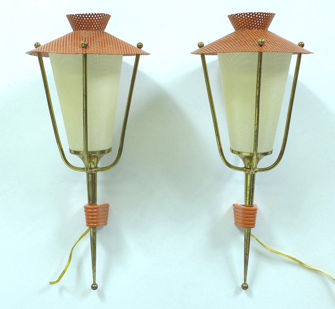 Mathieu Mategot sconces (pair) (1 of 1)