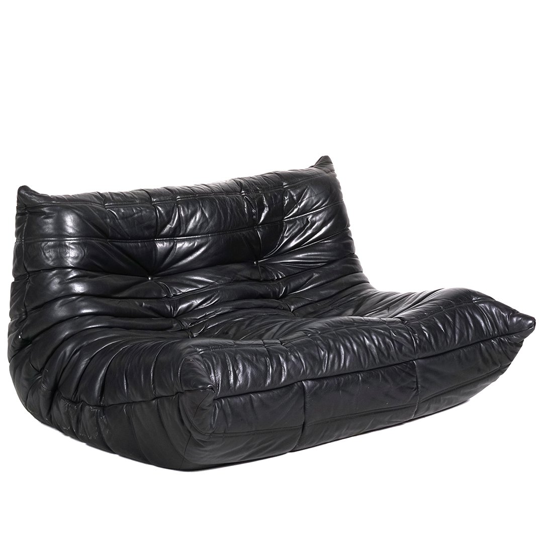 Michel Ducaroy Togo black leather sofa (1 of 2)