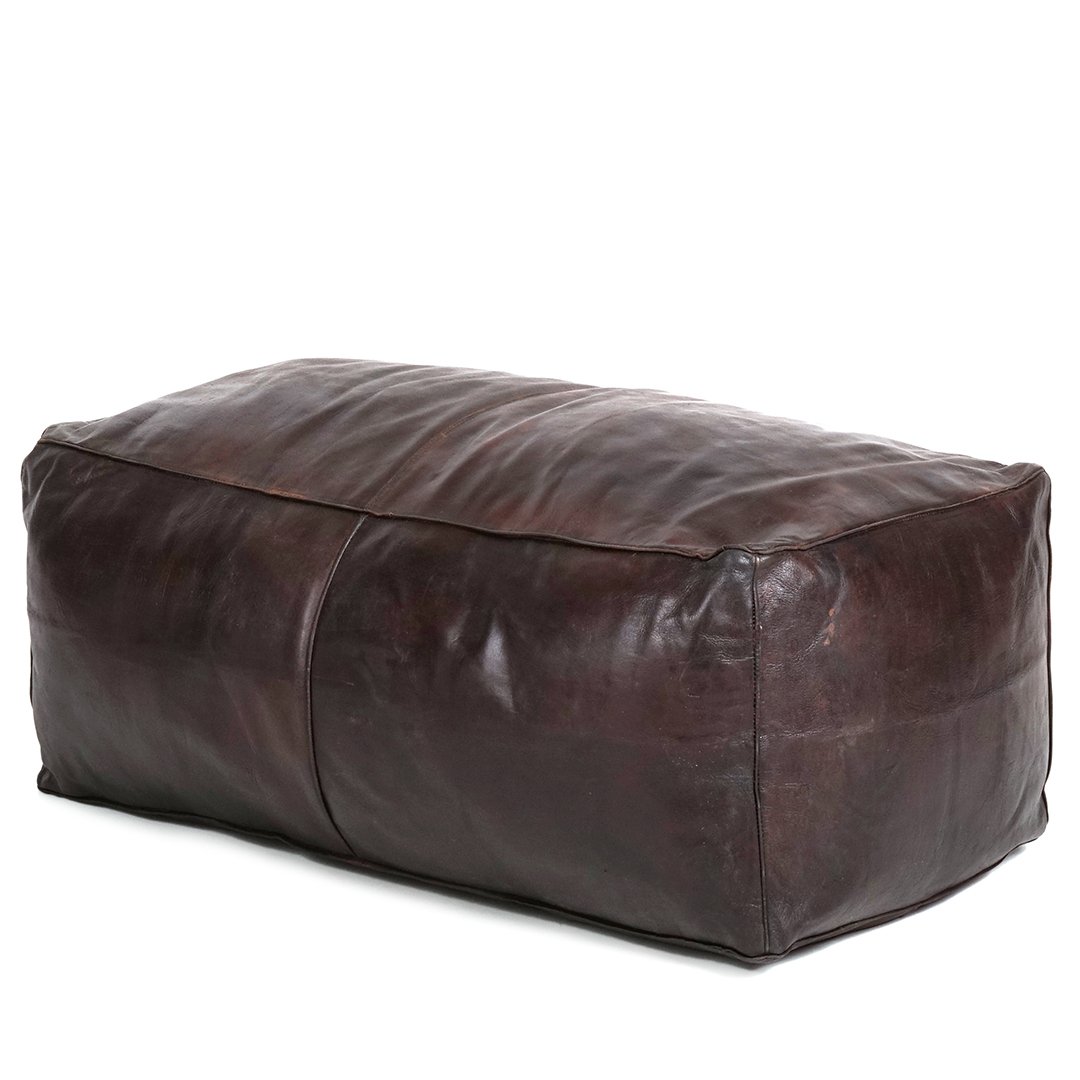 Vintage Camel hide ottoman (1 of 1)