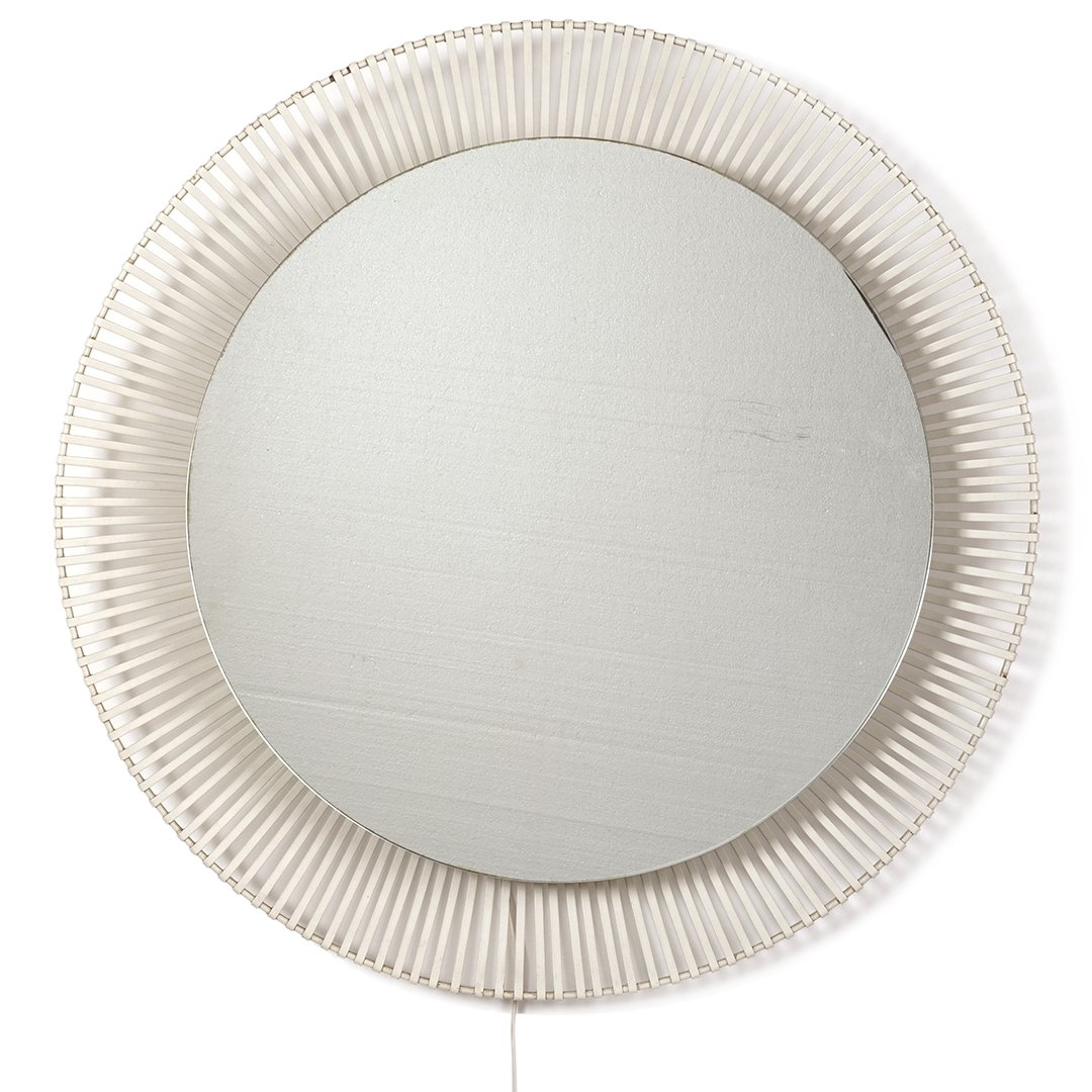 Painted steel backlit mirror (1 of 1)