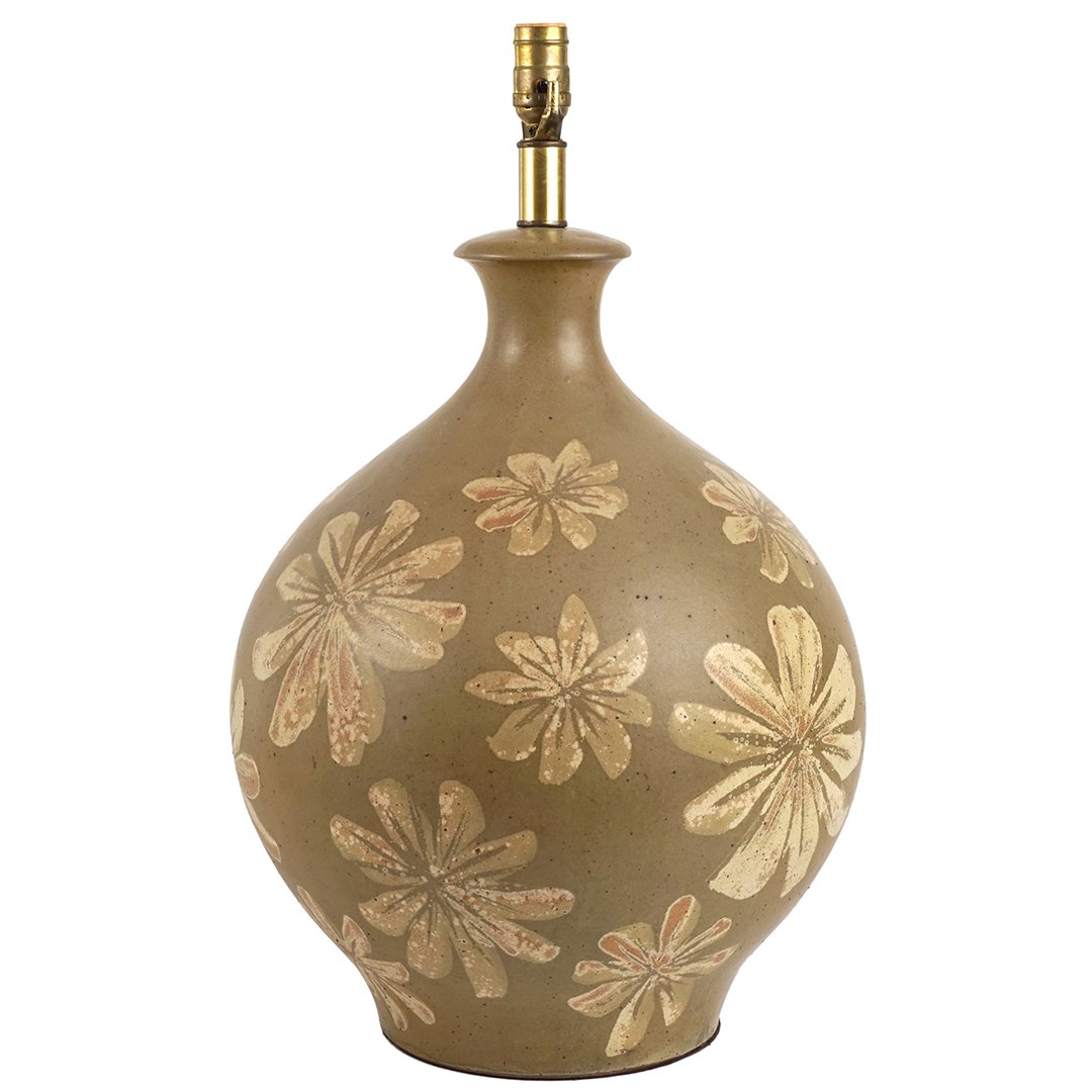 David Cressey stoneware lamp (1 of 1)