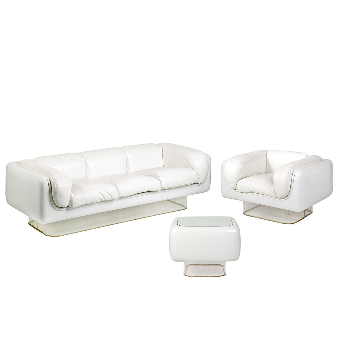 William Arbus sofa, chair and table (1 of 2)