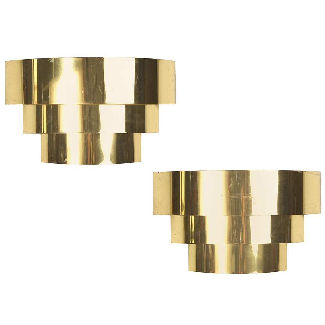 Pair of Brass Lightolier Sconces (2) (1 of 1)