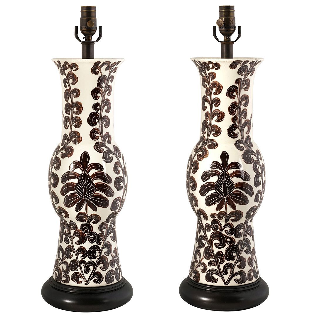Italian ceramic table lamps (2) (1 of 1)