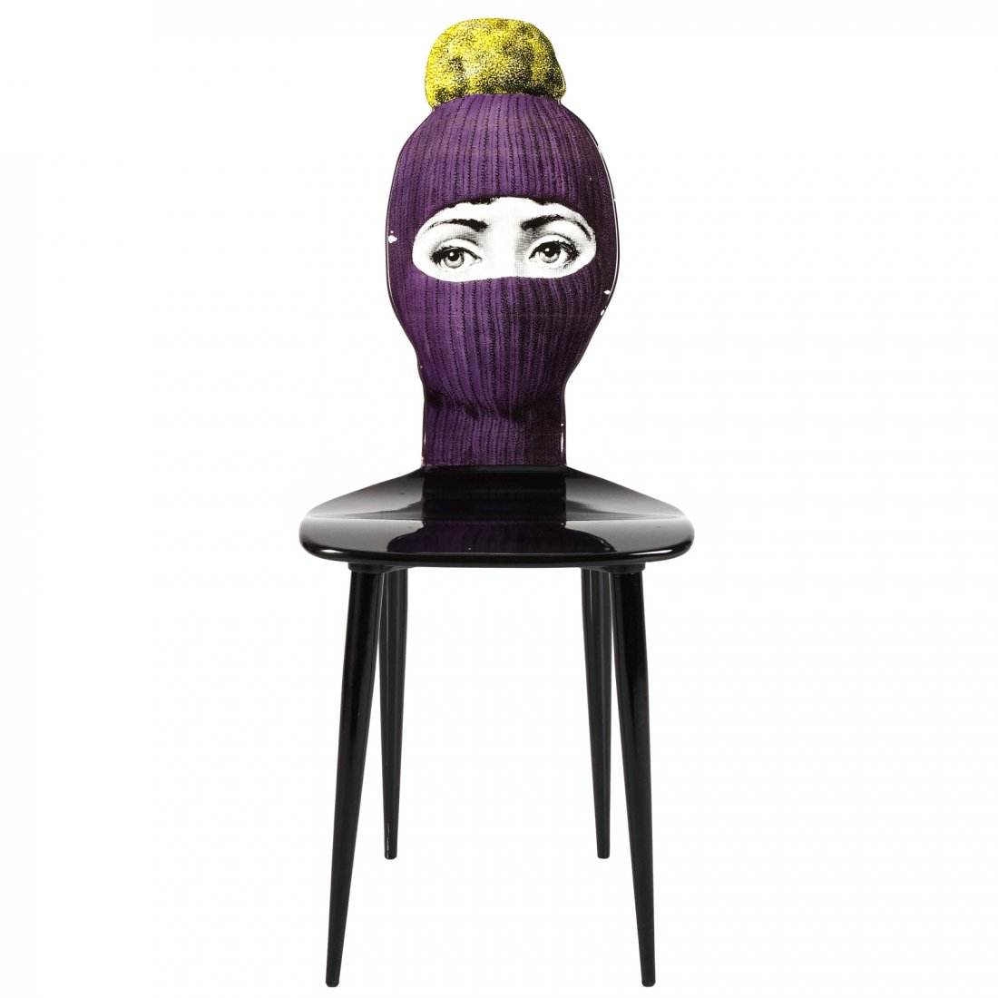 Piero Fornasetti lacquered chair (1 of 4)