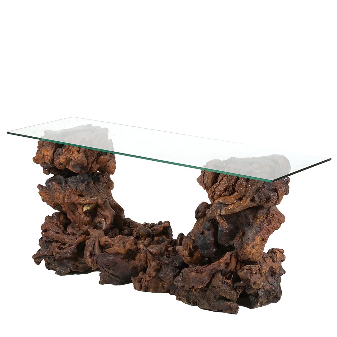 Driftwood organic console table (1 of 2)