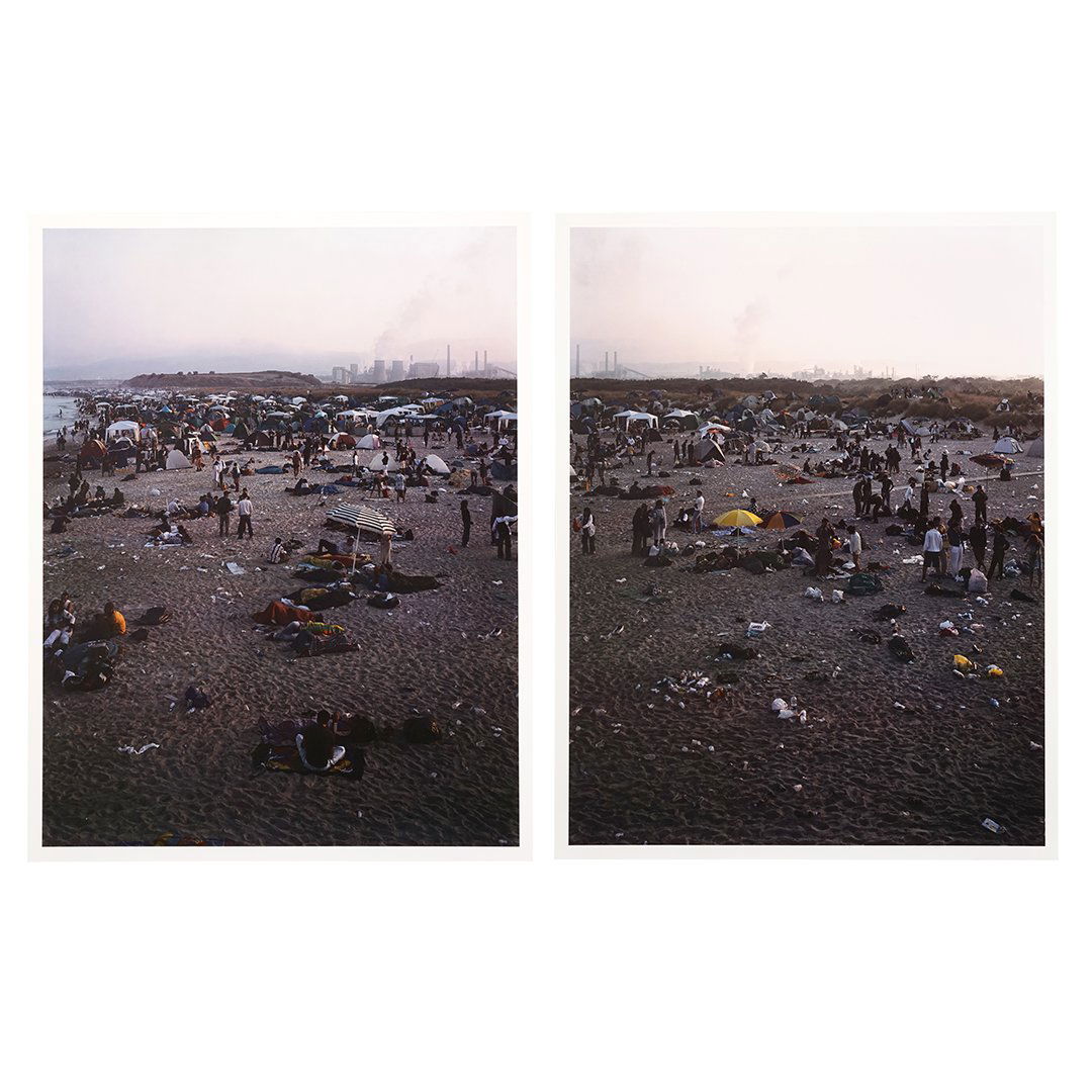 Massimo Vitali Rosignano Dawn diptych (1 of 1)