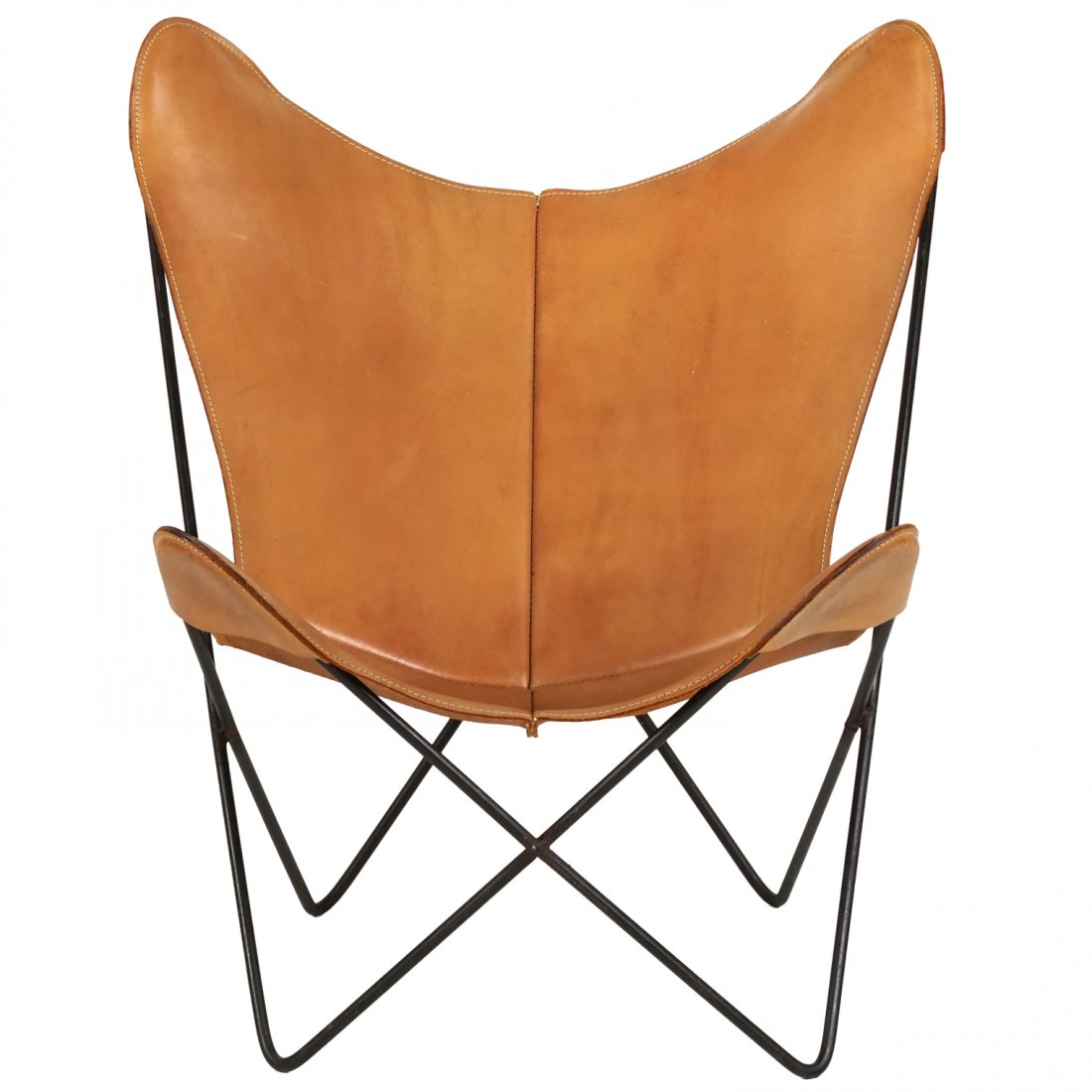 Jorge Ferrari-Hardoy leather Butterfly chair (1 of 3)
