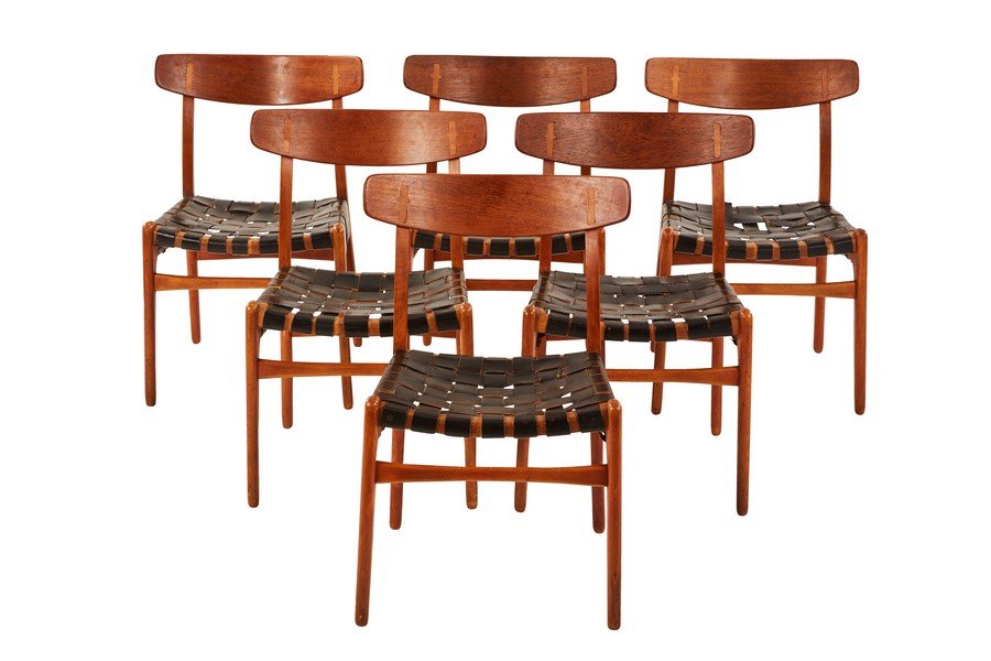 Hans Wegner model CH30 dining chairs (6) (1 of 5)