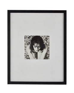 Wingate Paine photograph: Black and white gelatin silver print from the "Mirror of Venus" series by Wingate Paine, 1966. Gallery framed. 7" T x 7 1/4" W.