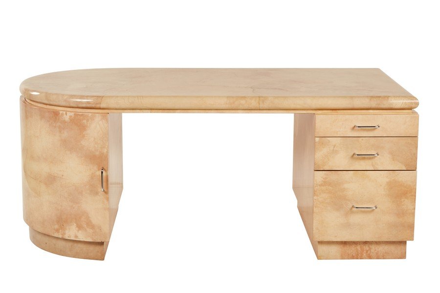 Stephen Chase lacquered goatskin desk (1 of 7)