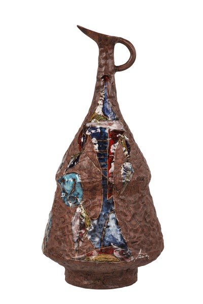 Marcello Fantoni ceramic pitcher (1 of 1)