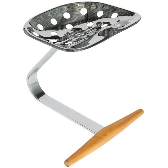 Achille Castiglioni and Pier Giacomo chrome stool (1 of 1)