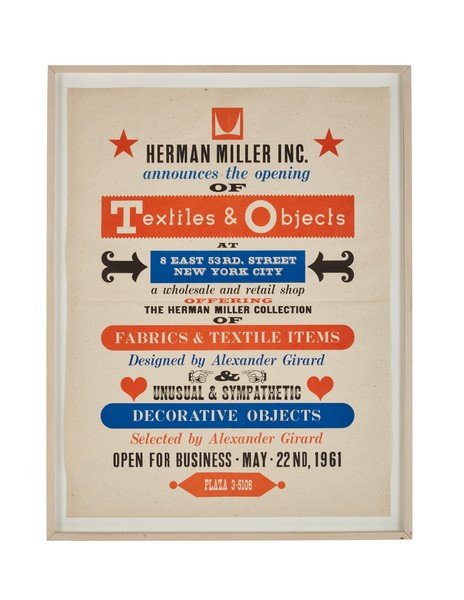 Alexander Girard screenprinted poster (1 of 4)