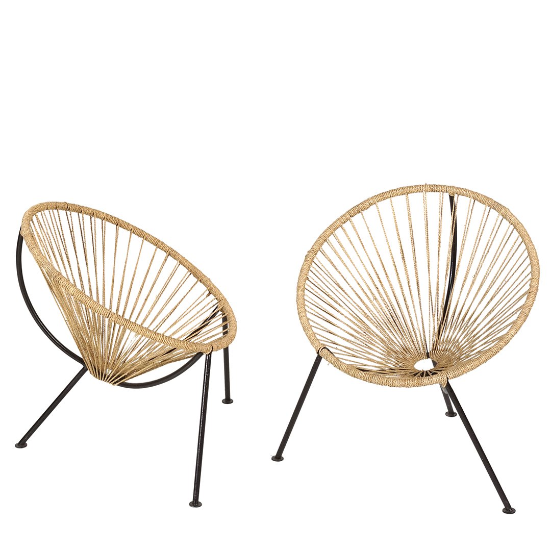 Jute and Iron children's chairs (2) (1 of 2)