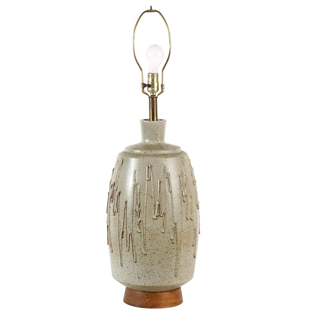 David Cressey stoneware lamp (1 of 1)