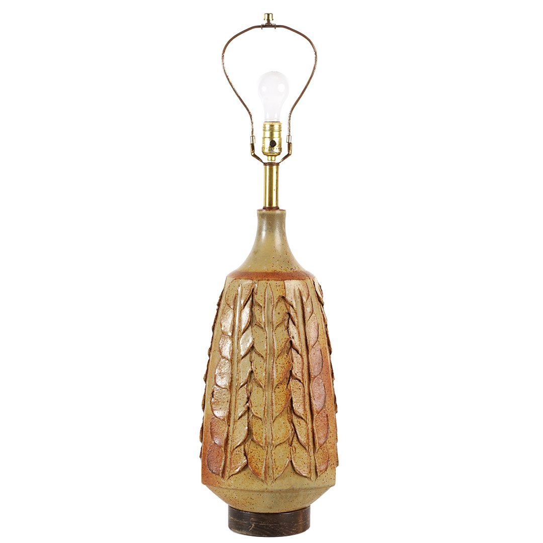David Cressey stoneware lamp (1 of 2)