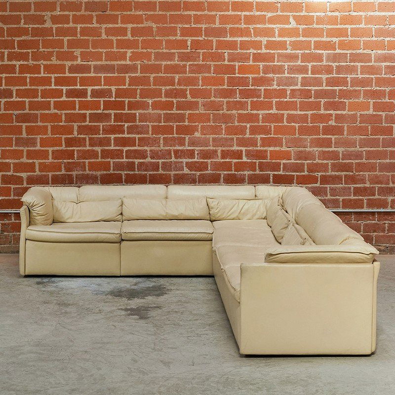 Giovanni Offredi leather sectional (1 of 2)