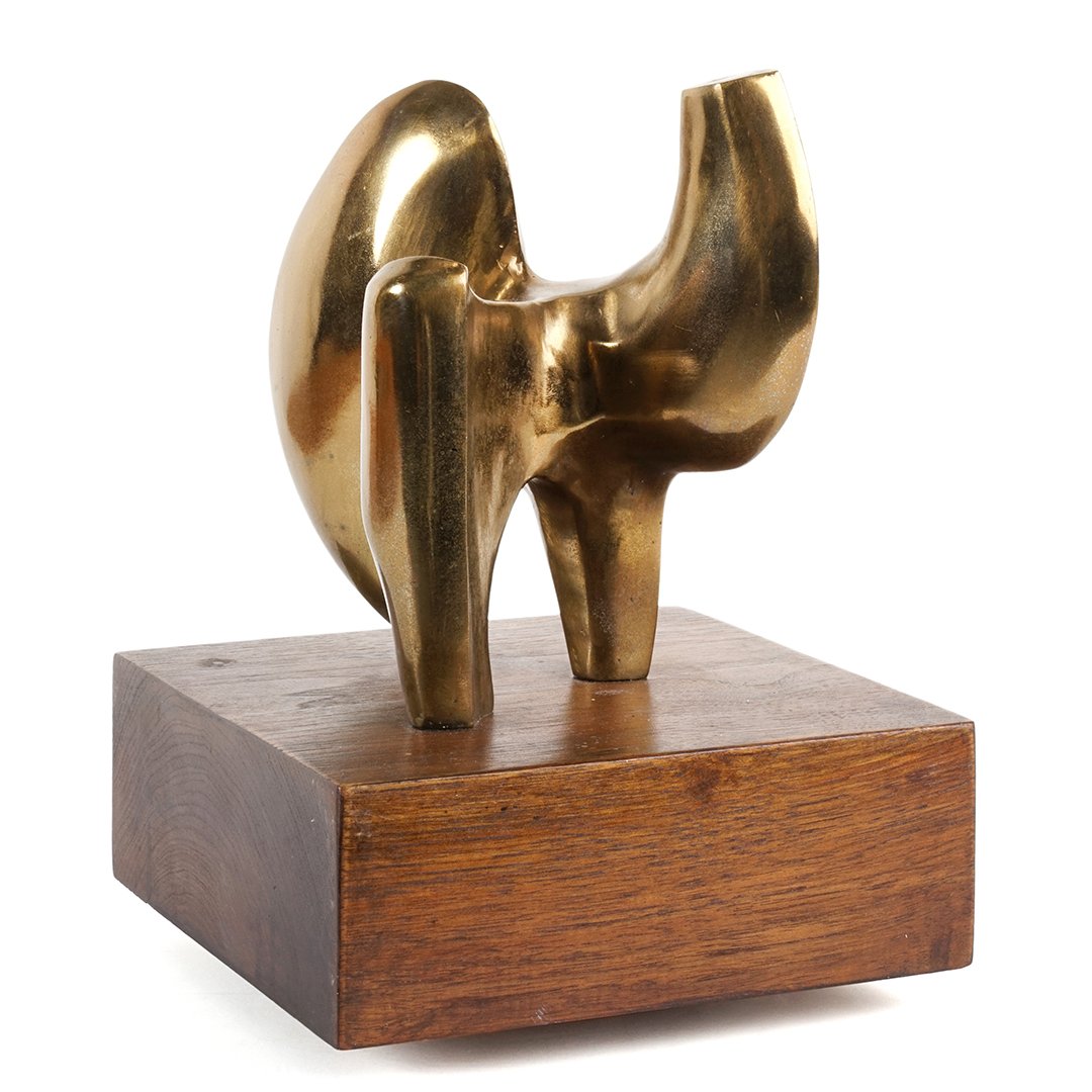 Robert Metzner abstract bronze sclupture (1 of 3)
