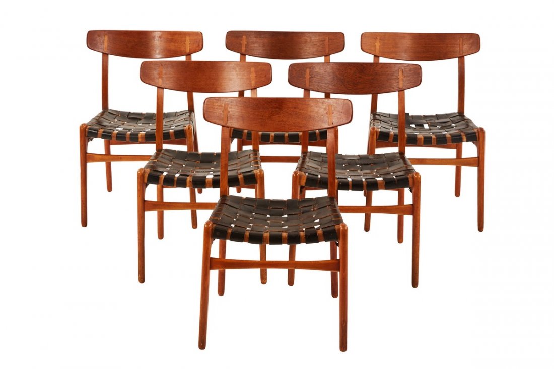 Hans Wegner model CH30 dining chairs (6) (1 of 1)