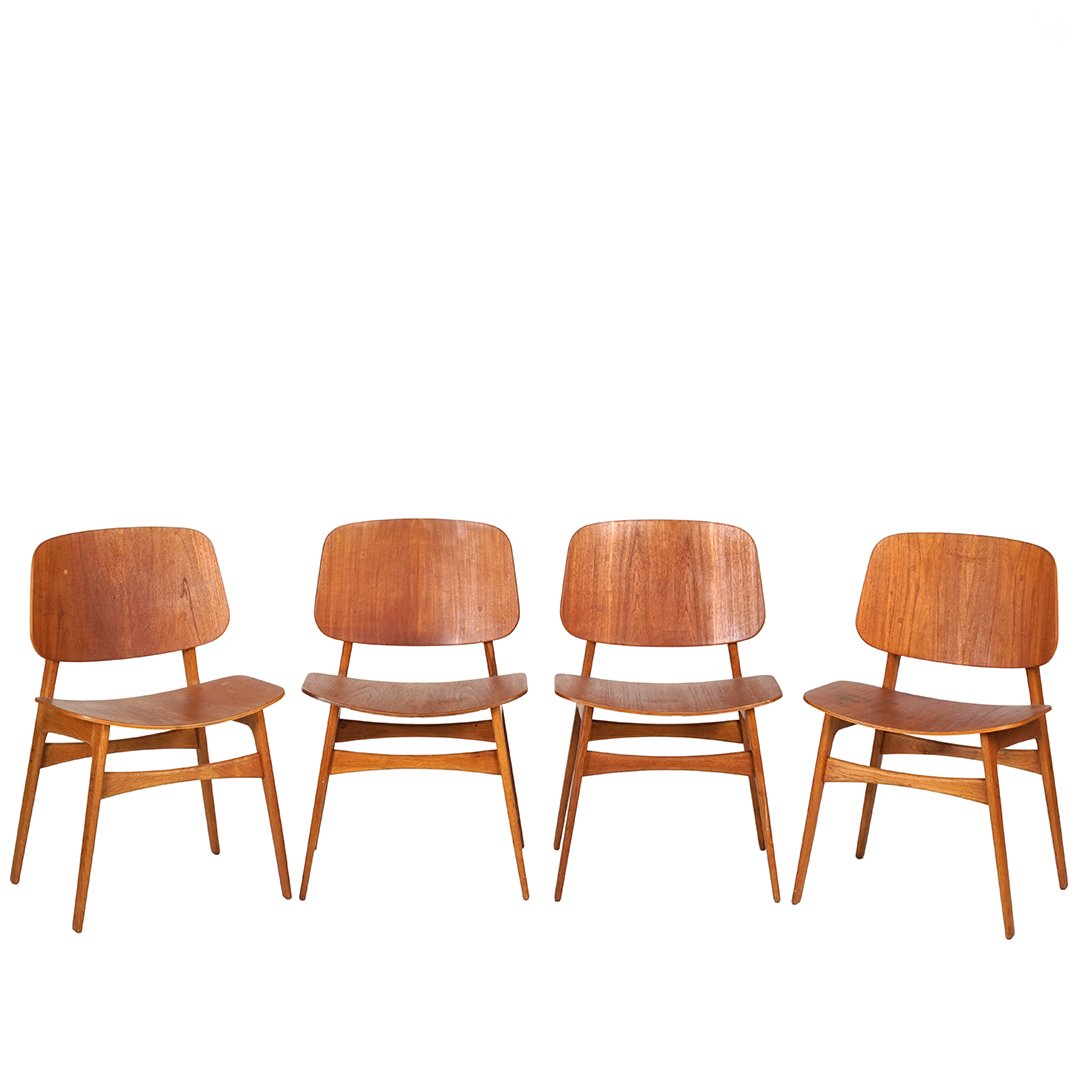 Borge Mogensen teak dining chairs (4) (1 of 2)