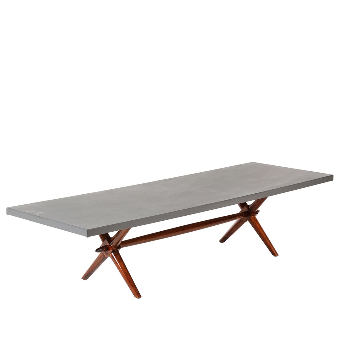 T.H. Robsjohn-Gibbings X-base coffee table (1 of 2)