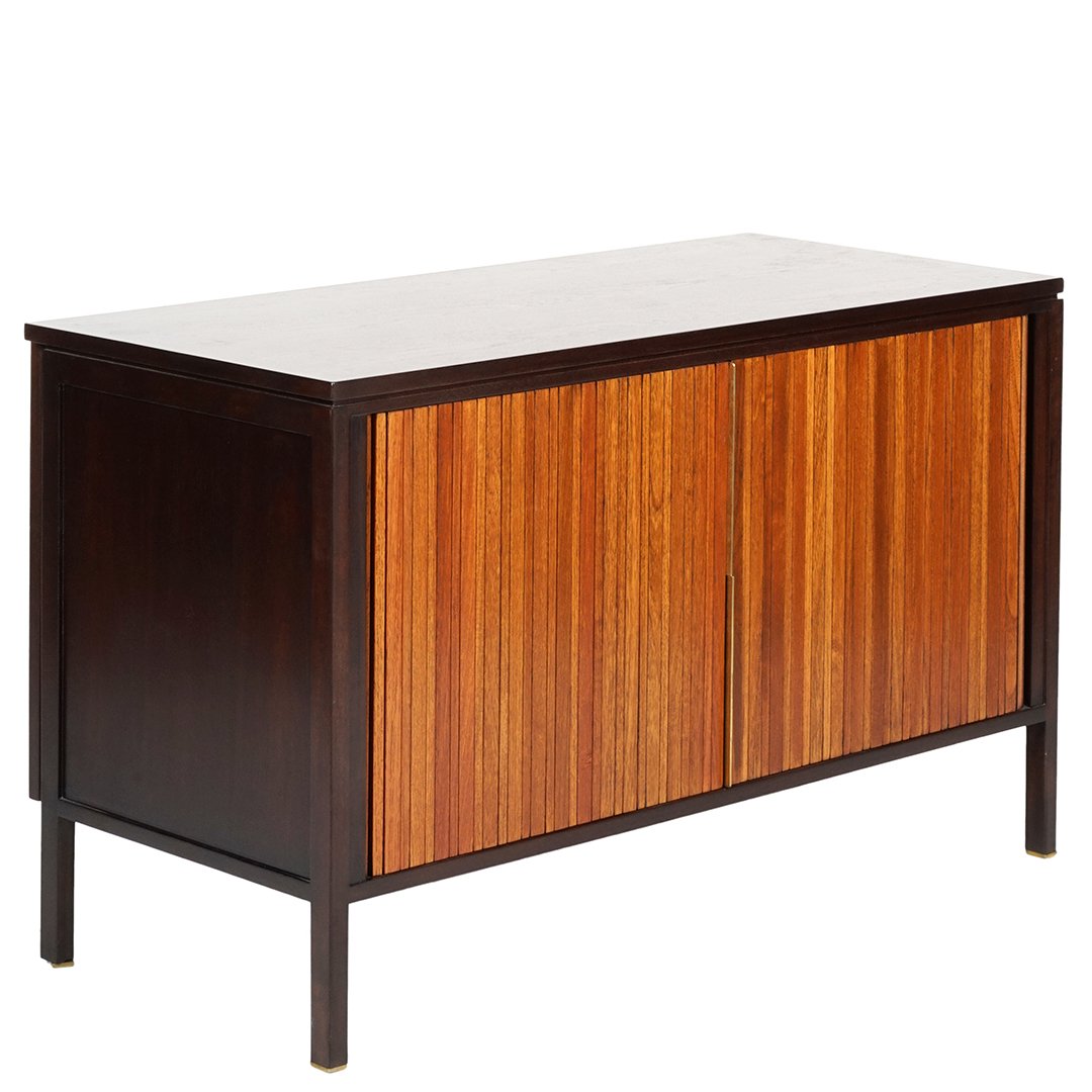 Edward Wormley tambour credenza (1 of 4)