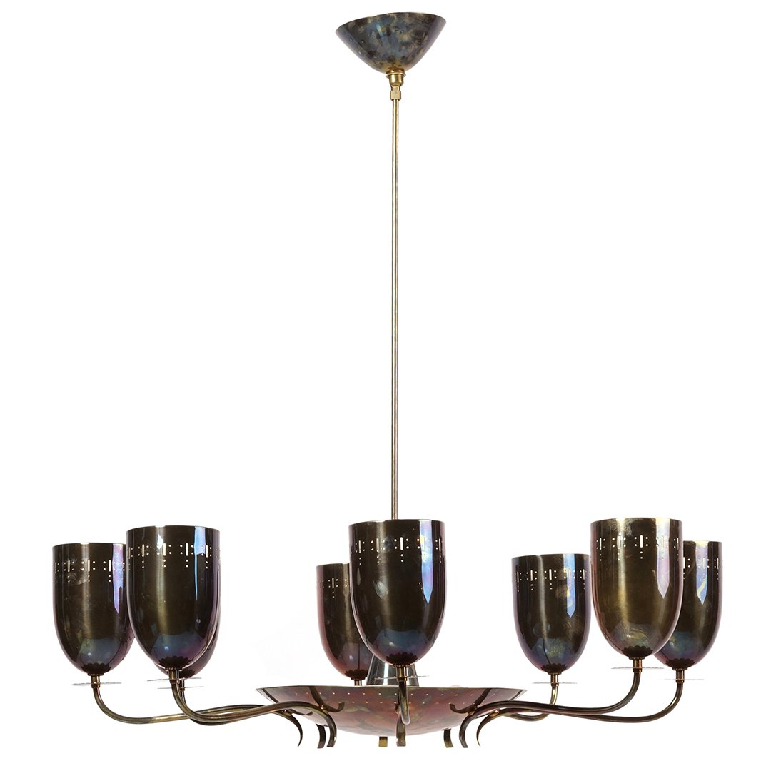 Large eight arm chandelier (1 of 1)