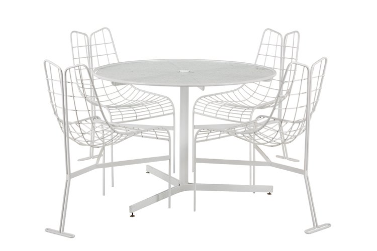Vladimir Kagan Capricorn outdoor dining set (5) (1 of 1)