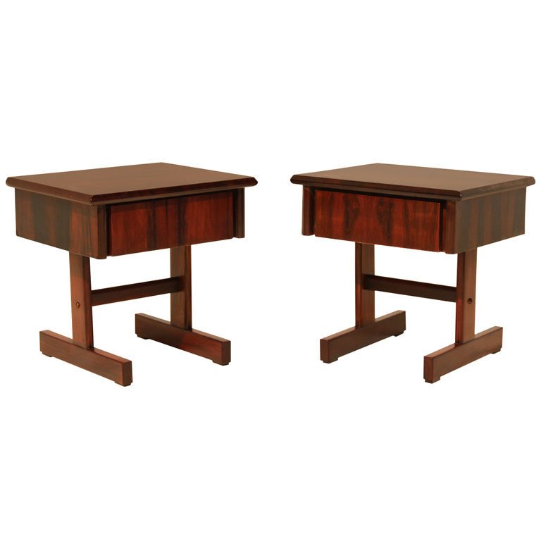 Petite rosewood side tables (2) (1 of 8)