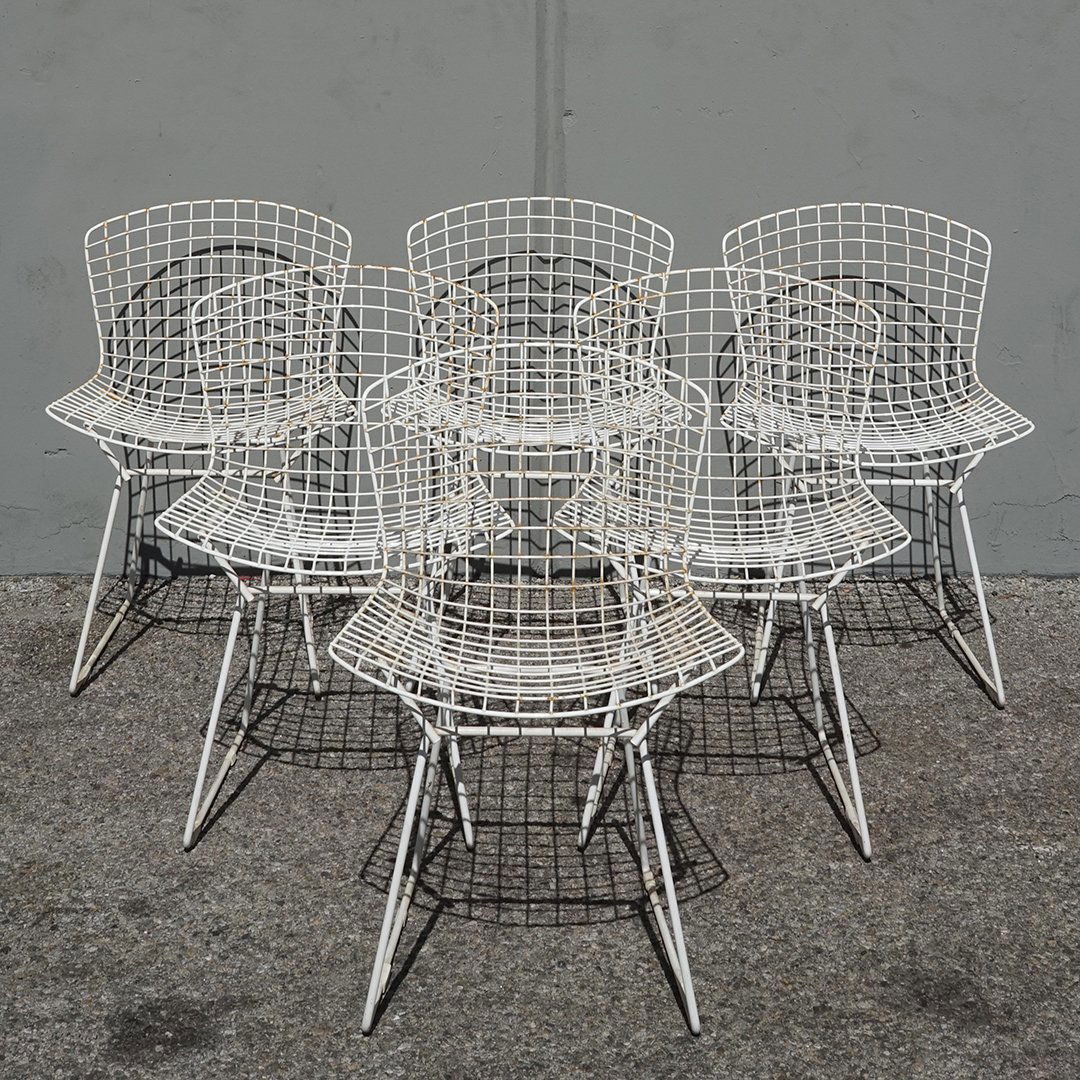 Harry Bertoia side chairs (6) (1 of 2)