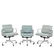 Charles Eames Aluminum Group desk chairs (3)