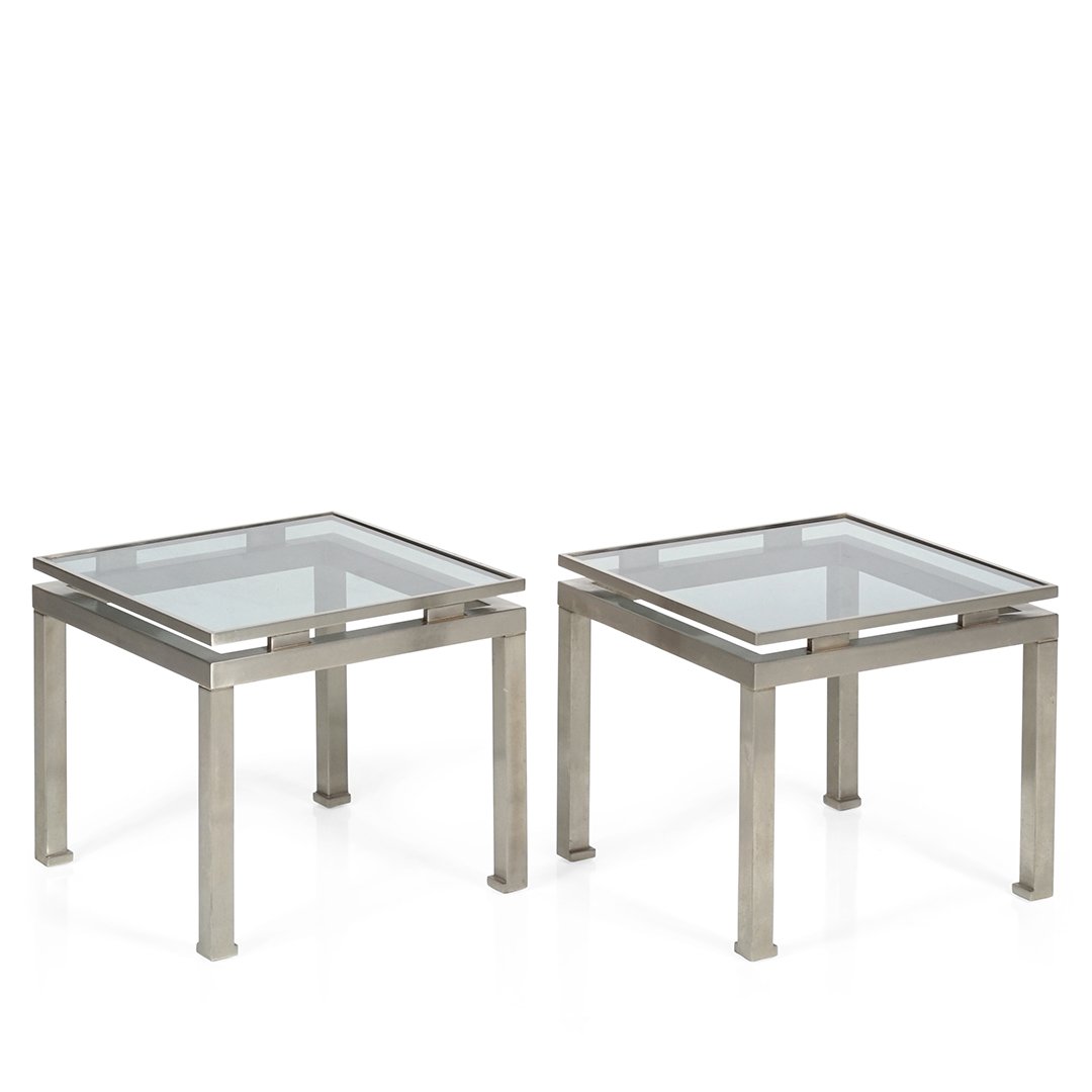 Guy Lefevre steel side tables (1 of 1)