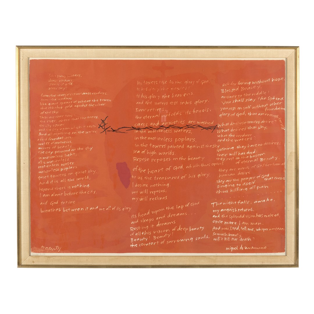 Sister Mary Corita Kent Heart of the City lithograph (1 of 3)