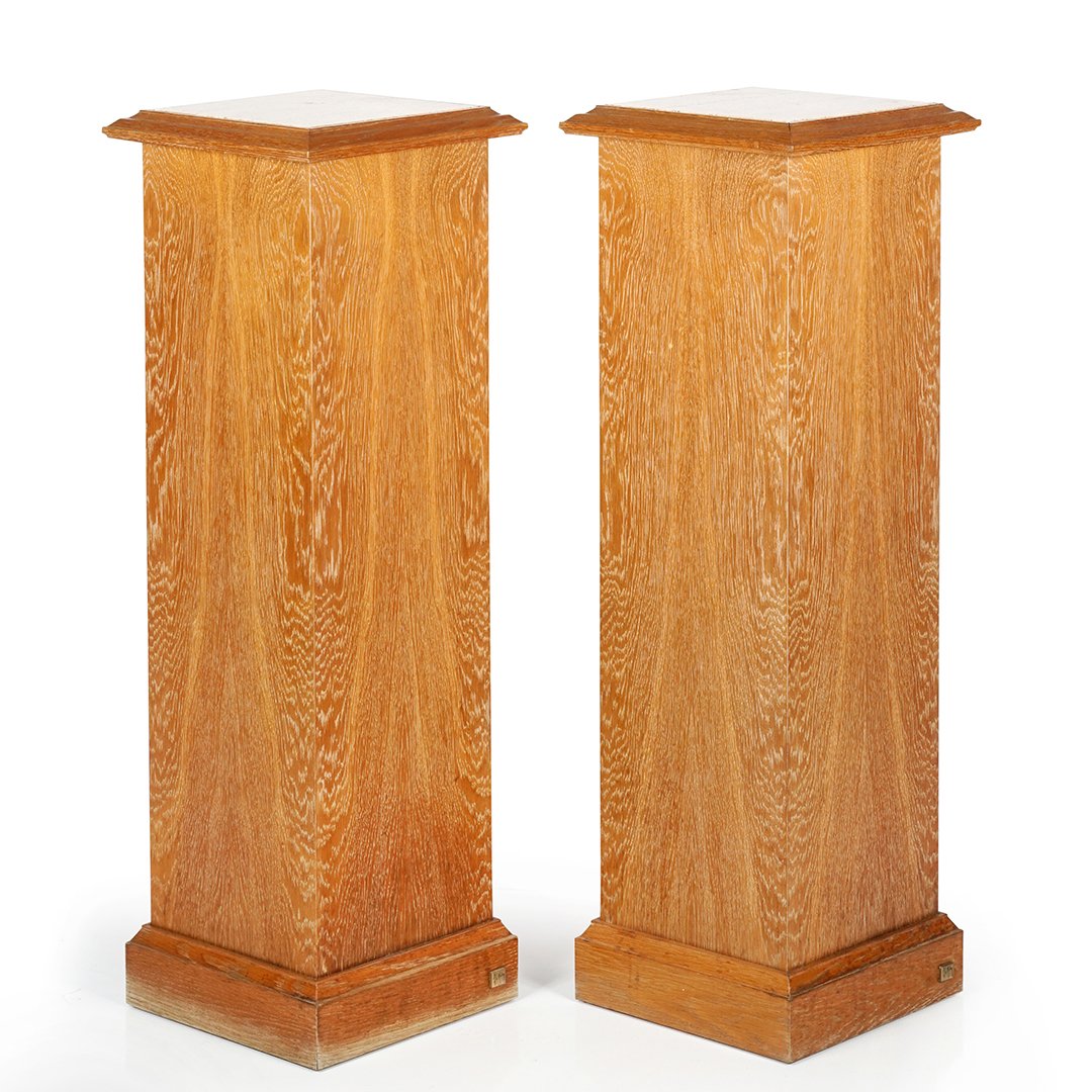 Christian Mahey oak pedestals (1 of 3)
