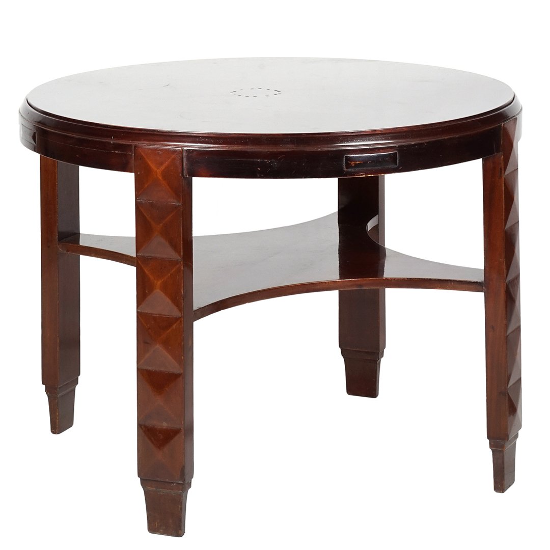 Mahogany entry table (1 of 2)