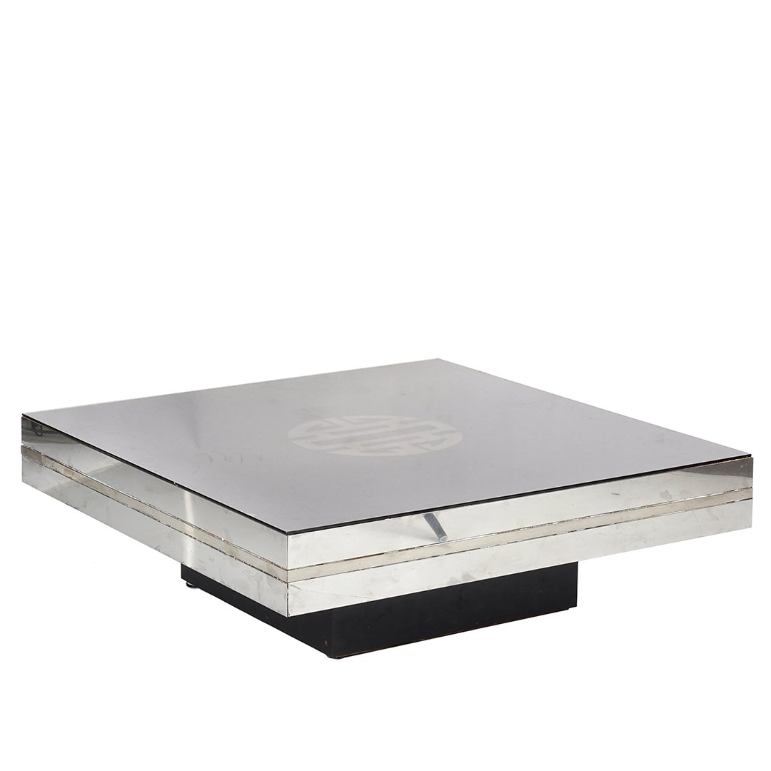 Will Rizzo steel cocktail table (1 of 2)