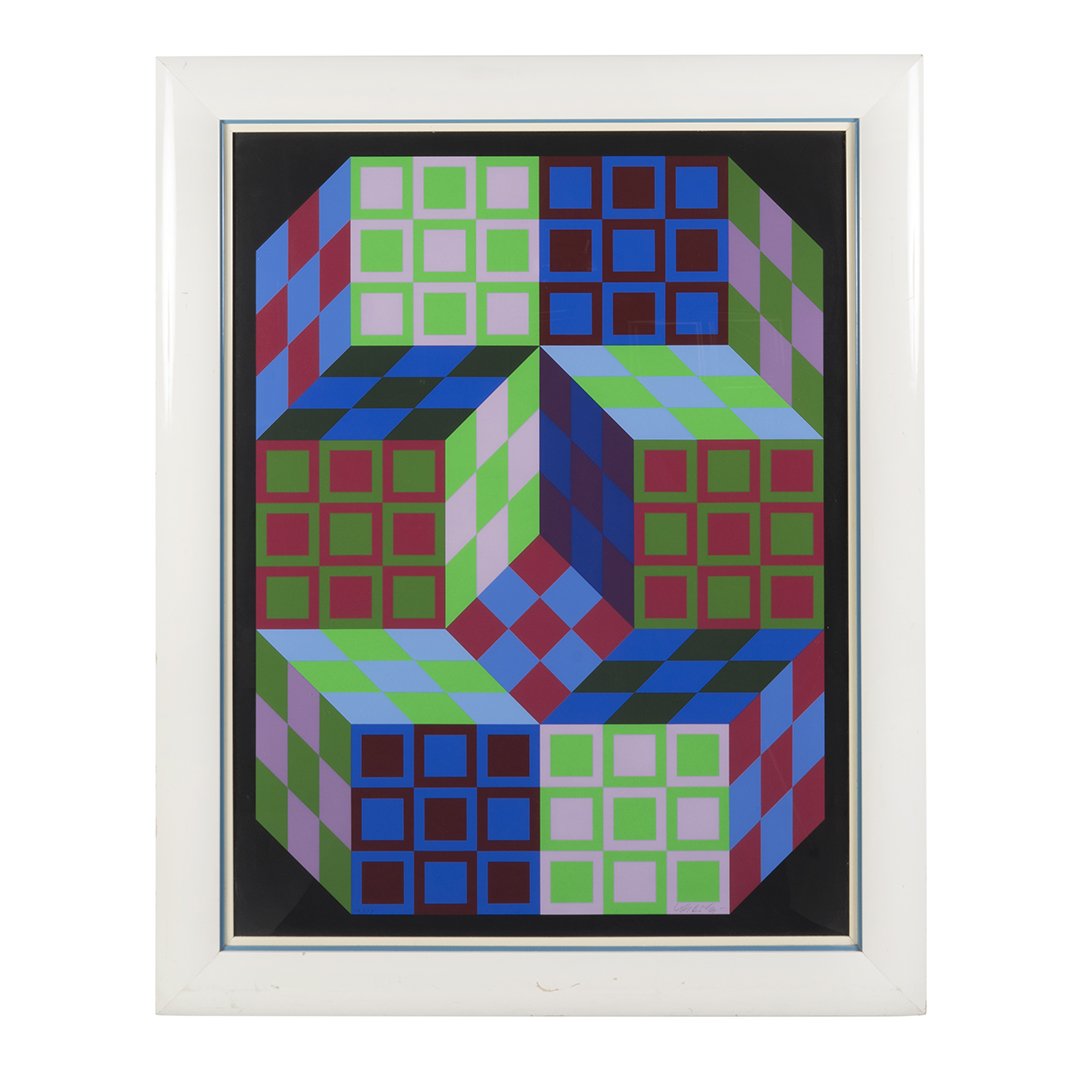 Victor Vasarely print (1 of 3)