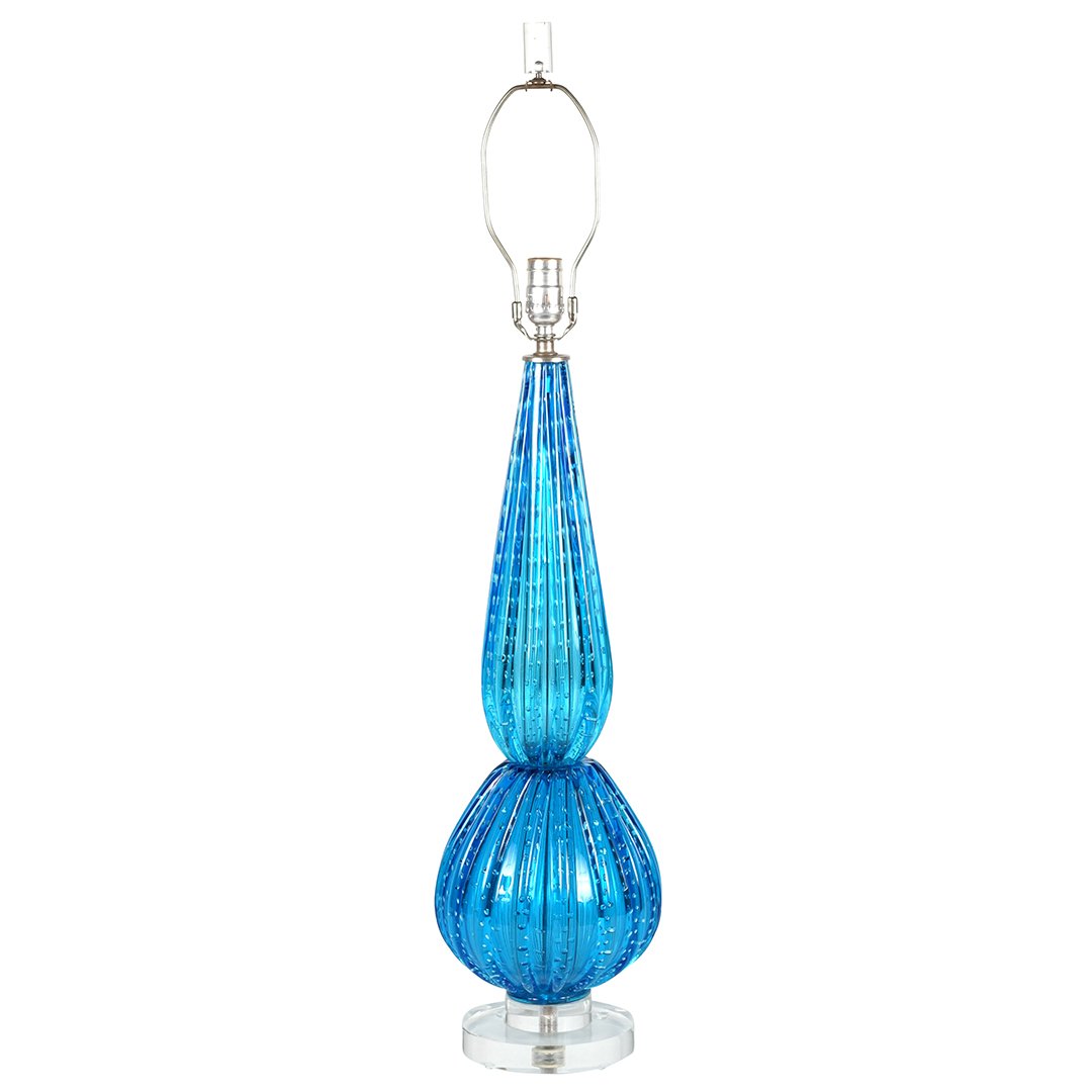 Murano glass table lamp (1 of 2)