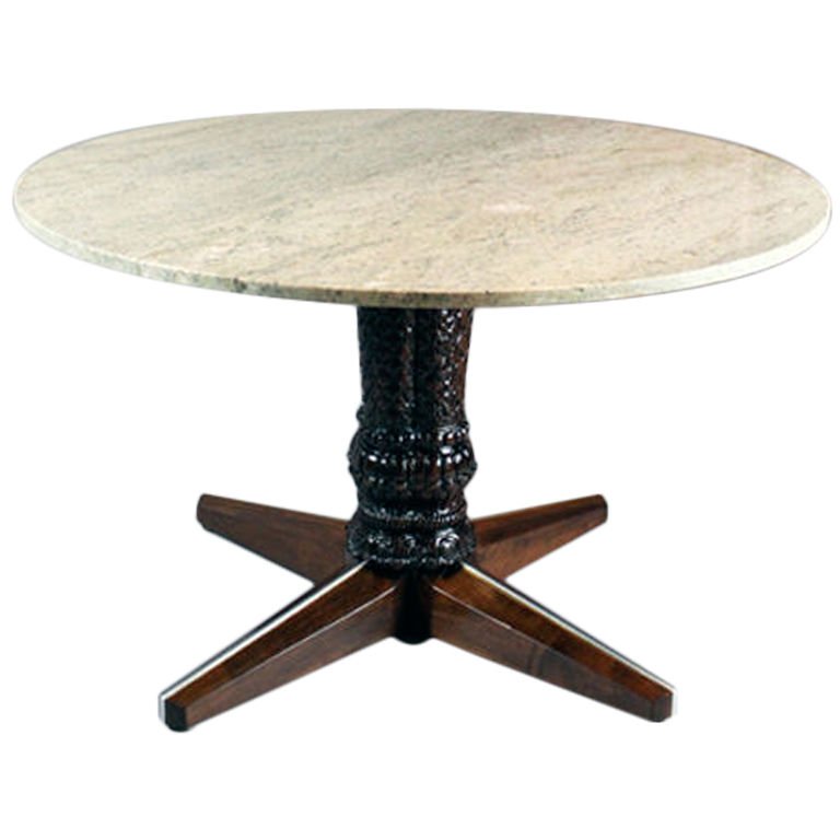 Monteverdi-Young walnut game table (1 of 4)