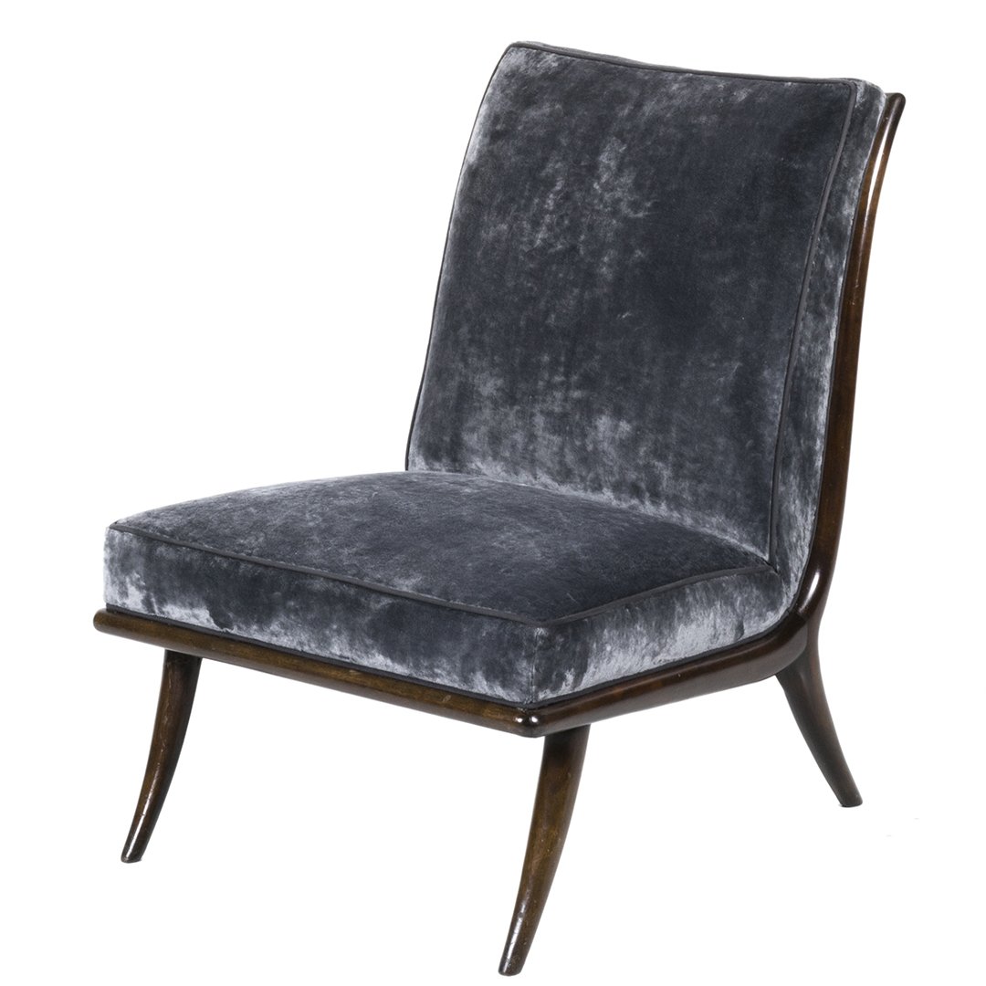T.H. Robsjohn-Gibbings slipper chair (1 of 4)