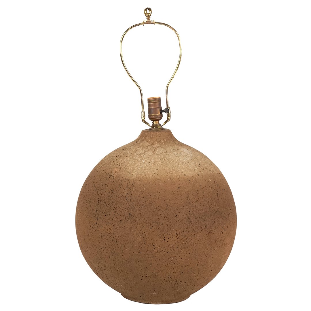Volcanic glazed table lamp (1 of 2)